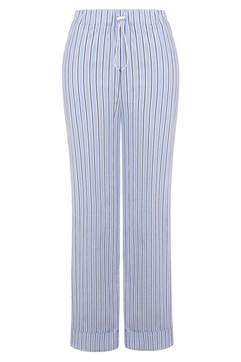 Stripe Baggy Pants, Alternate, color, BLUE