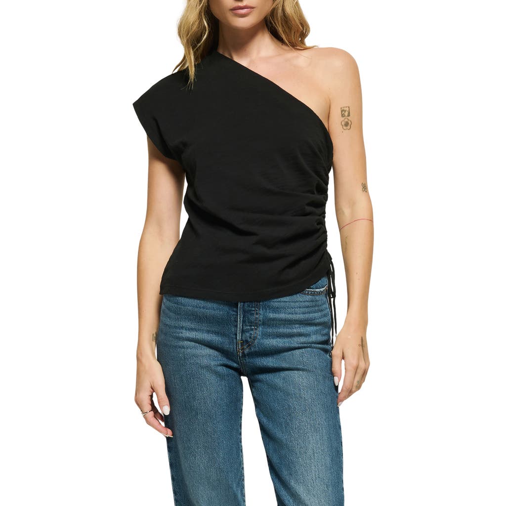 Nation Ltd Jaylen One-shoulder Cotton Top