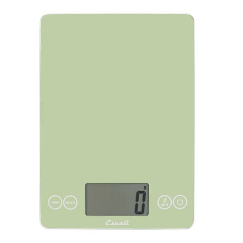 Escali Arti Classic Glass Digital Scale In Green
