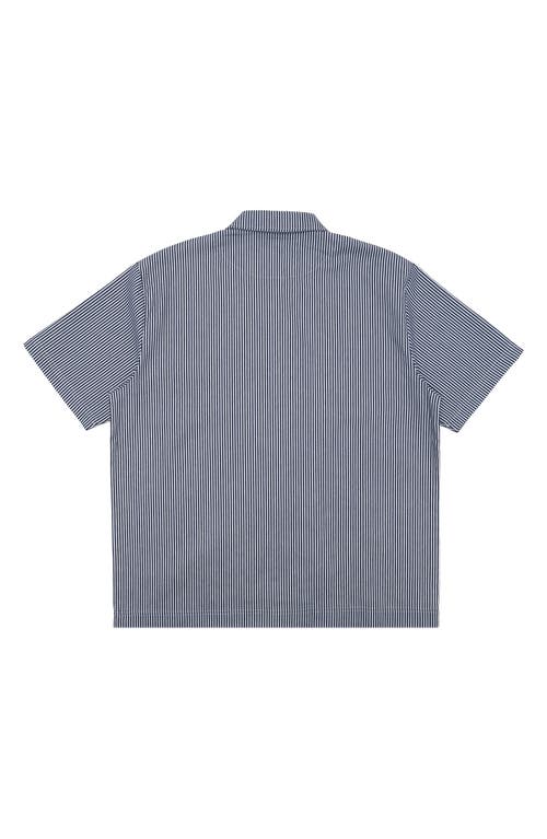 Students Reymon Stripe Short Sleeve Button-up Shirt