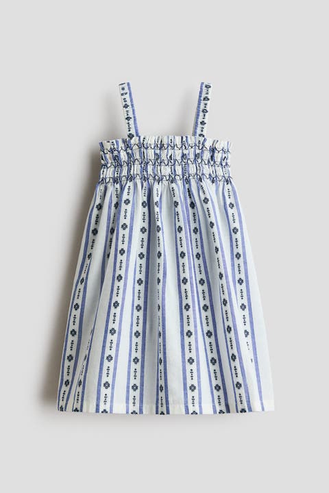 Smocked Strappy Dress