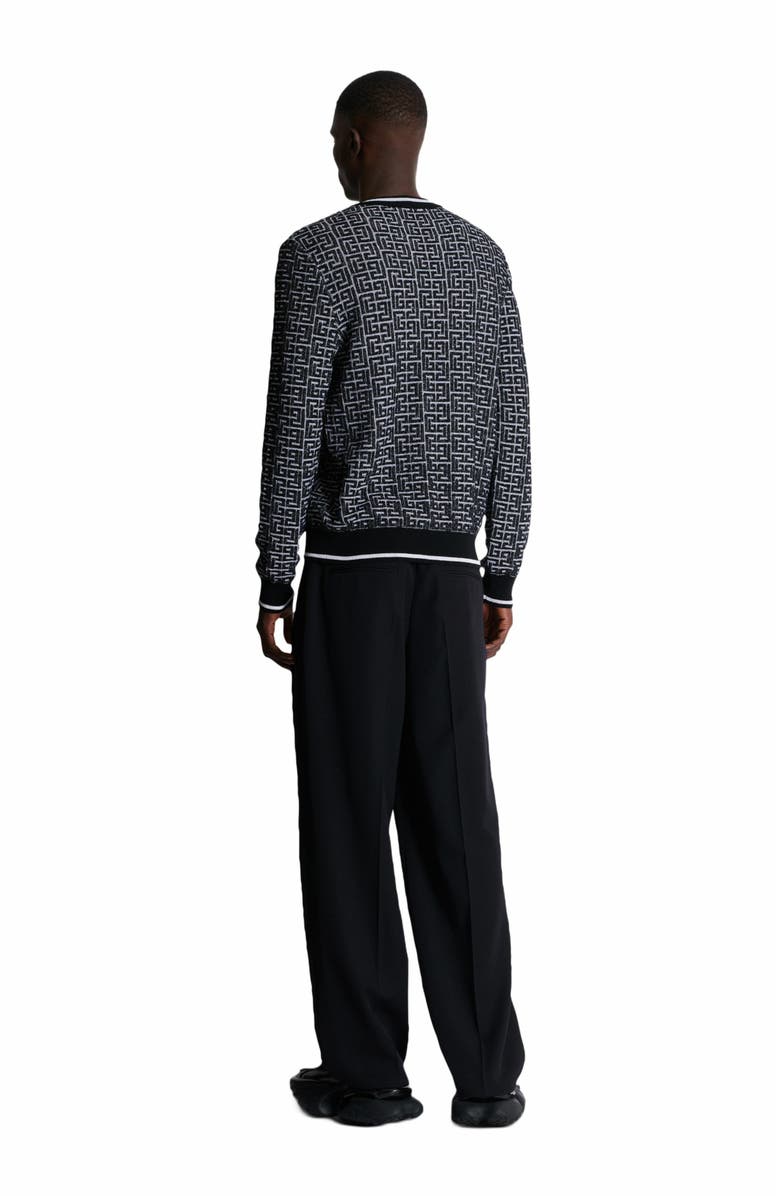 Balmain Pb Labyrinth Knit Jumper, Alternate, color,