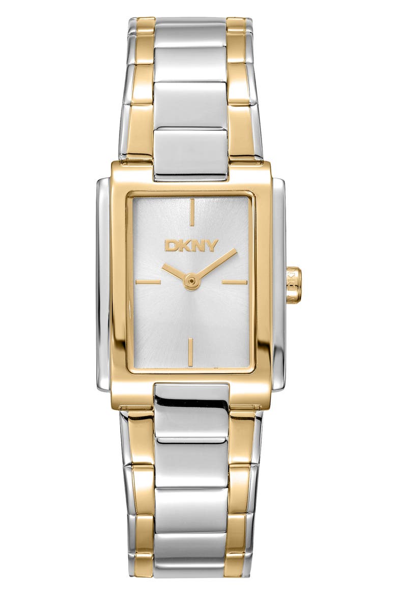 L 121 Bracelet Watch, Main, color, SILVER/ GOLD MULTI