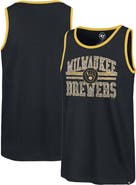 '47 Men's '47 Navy Milwaukee Brewers Winger Franklin Tank Top