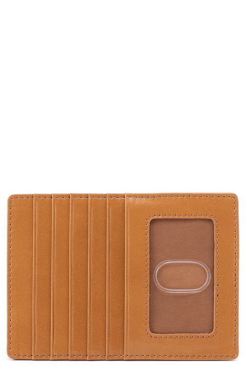 Euro Slide Leather Credit Card Case