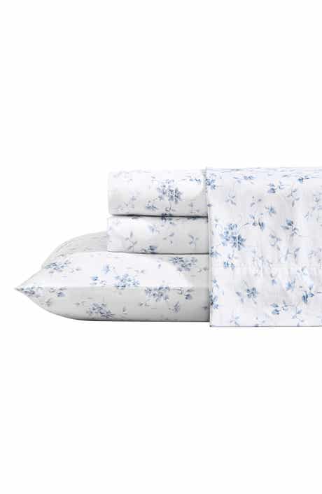 Laura Ashley Garden 300 Thread Count Cotton Set of 2 Pillowcases