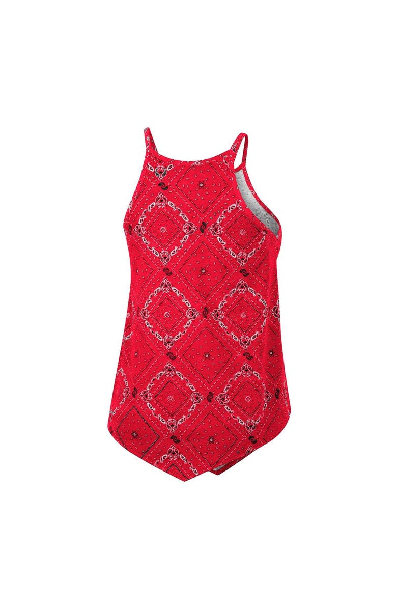 COLOSSEUM X WRANGLER Women's Colosseum x Wrangler Scarlet Ohio State Buckeyes Bandana Tank Top, Alternate, color, 