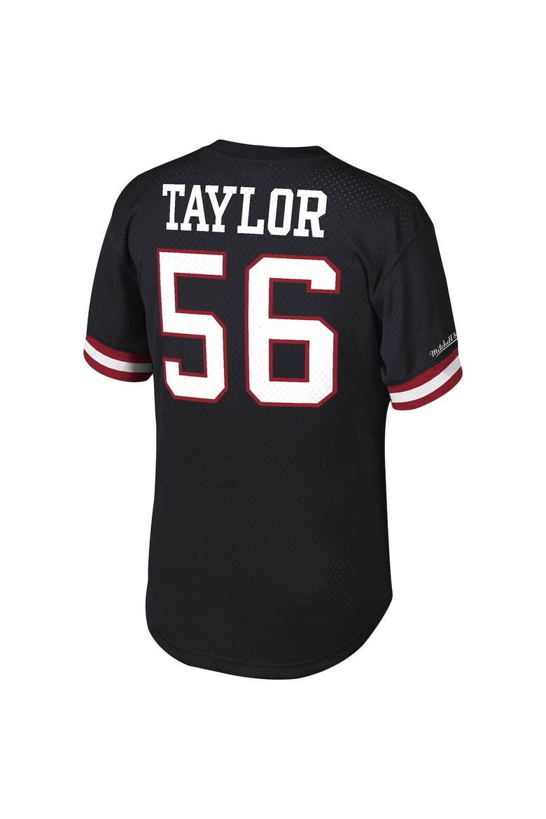 Men's Mitchell & Ness Lawrence Taylor Black New York Giants Retired Player Name & Number Mesh Top, Alternate, color, Black