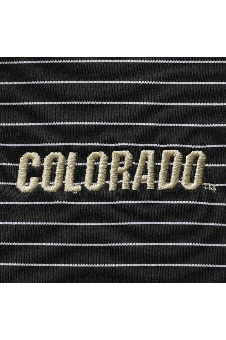 Men's Nike Black Colorado Buffaloes Stadium Stripe Performance Team Polo, Alternate, color, Black