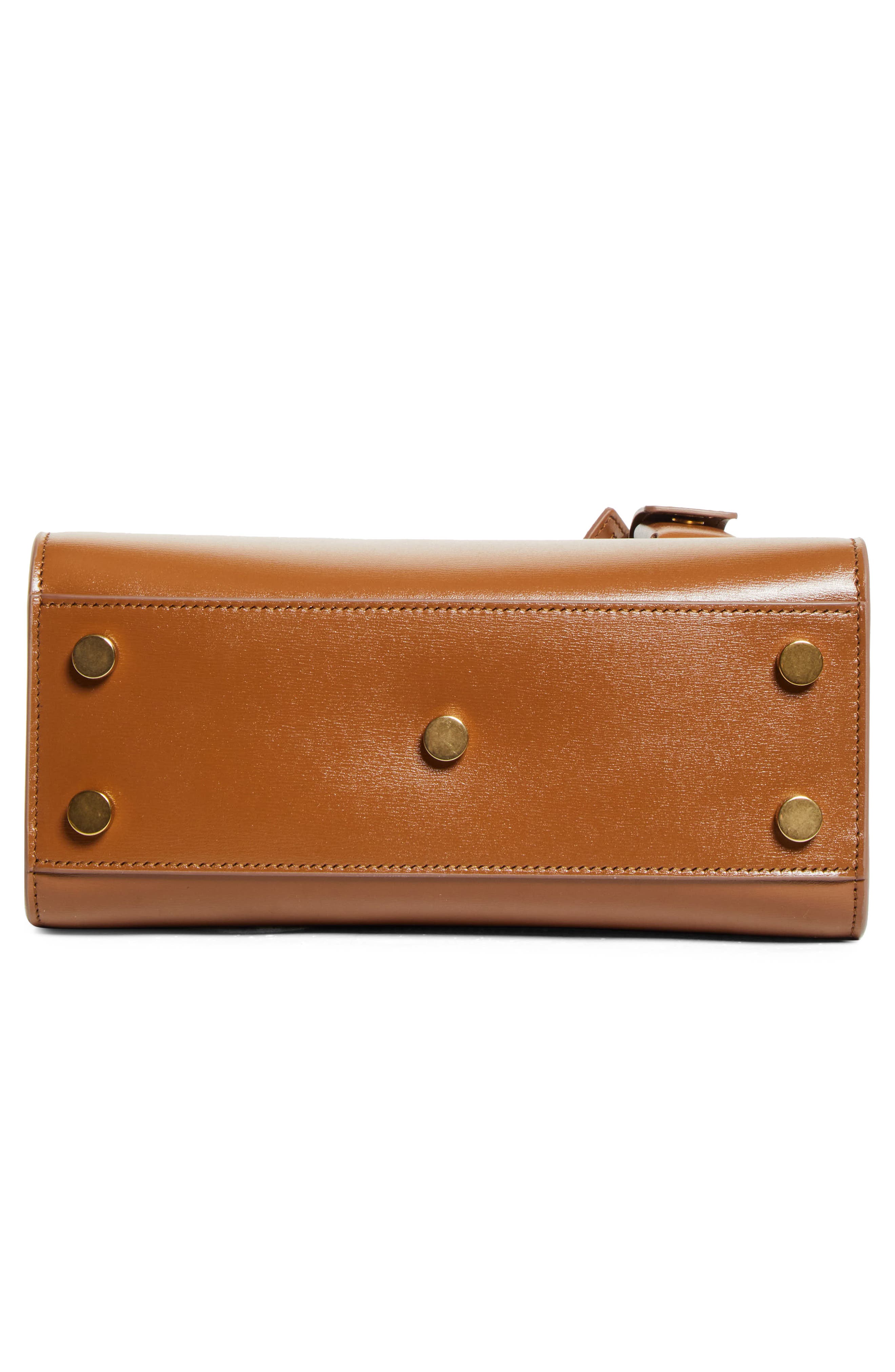 Saint Laurent Nano Sac de Jour Leather Tote, Alternate, color, Fox