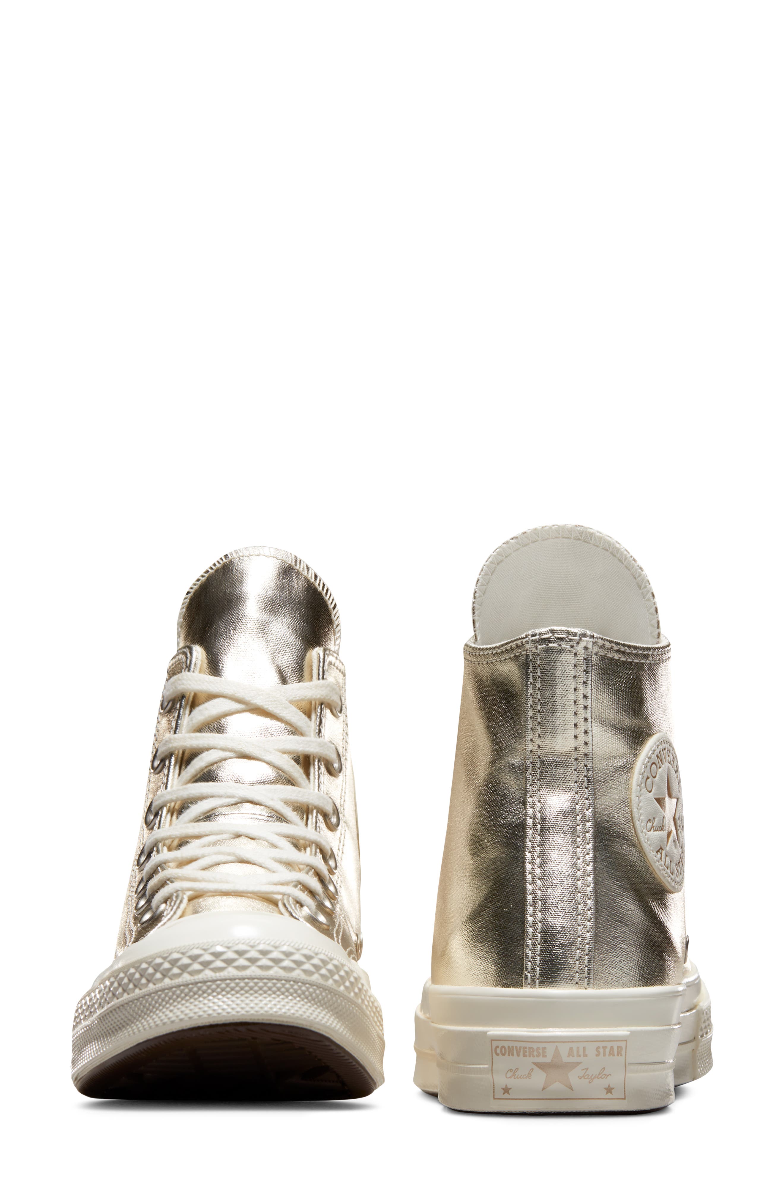 Converse Chuck Taylor<sup>®</sup> All Star<sup>®</sup> 70 Metallic High Top Sneaker, Alternate, color, 