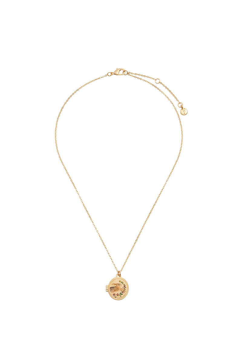 Fable England Running Bunny Locket, Alternate, color, Multi & Gold