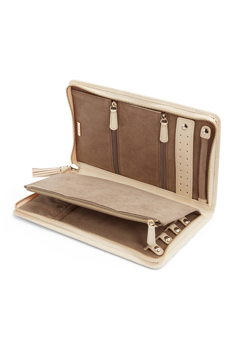 Caroline Large Jewelry Portfolio, Alternate, color, IVORY