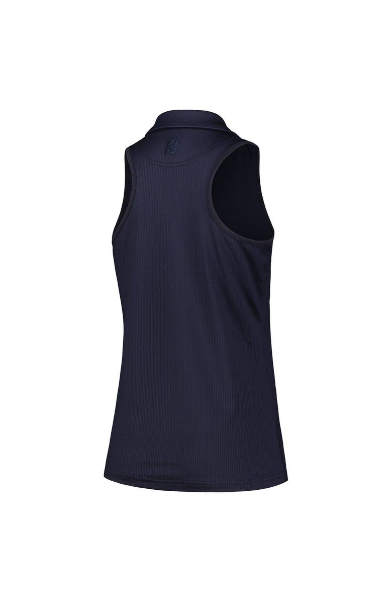 FOOTJOY Women's FootJoy Navy THE PLAYERS ProDry<sup>®</sup> Crossover V-Neck Racerback Tank Top, Alternate, color, Navy