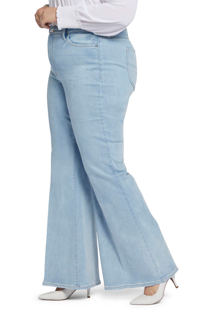 NYDJ Mia Palazzo High Waist Flare Jeans, Alternate, color, Westminster