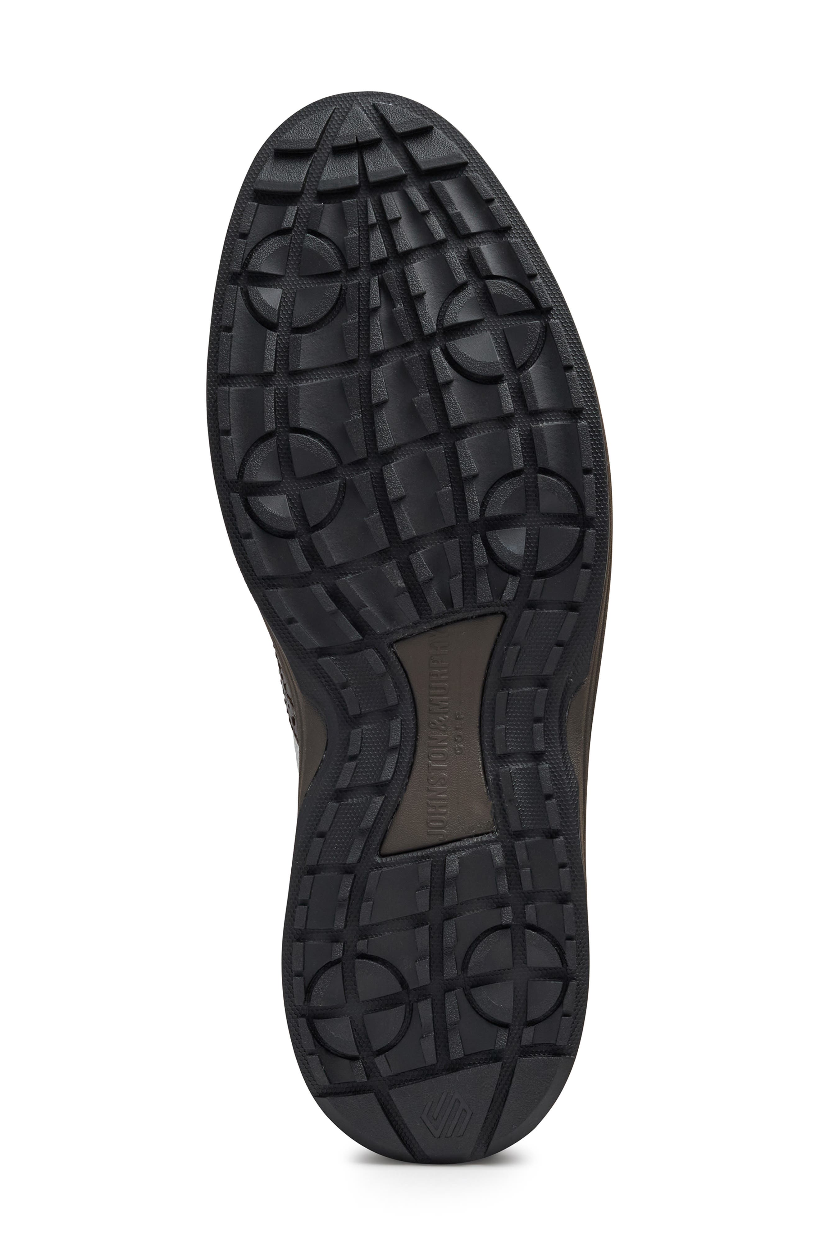 Johnston & Murphy Upton GL3 Luxe Hybrid Waterproof Golf Shoe, Alternate, color, Dkbrn Wp Fg/ Wh Scotchgrain