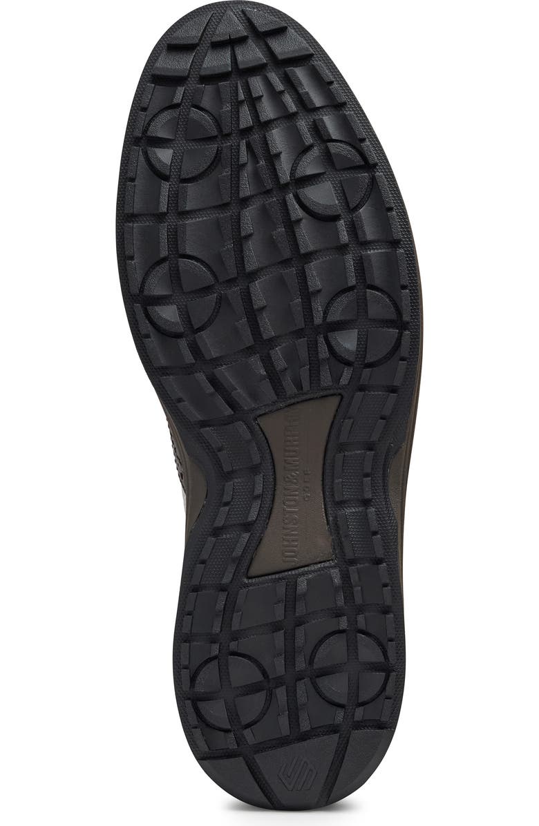 Johnston & Murphy Upton GL3 Luxe Hybrid Waterproof Golf Shoe, Alternate, color, Dkbrn Wp Fg/ Wh Scotchgrain