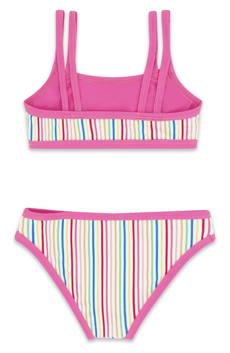 Feather 4 Arrow Kids' Maui UPF 50+ Two-Piece Swimsuit, Alternate, color, Pink Multi