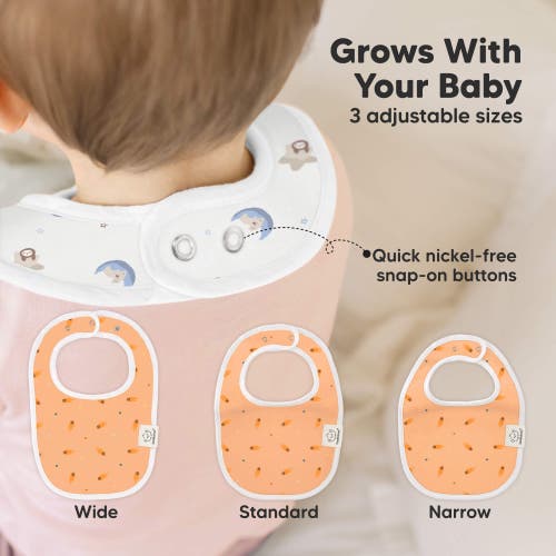KEABABIES KEABABIES 8-PACK BABY DROOL BIBS