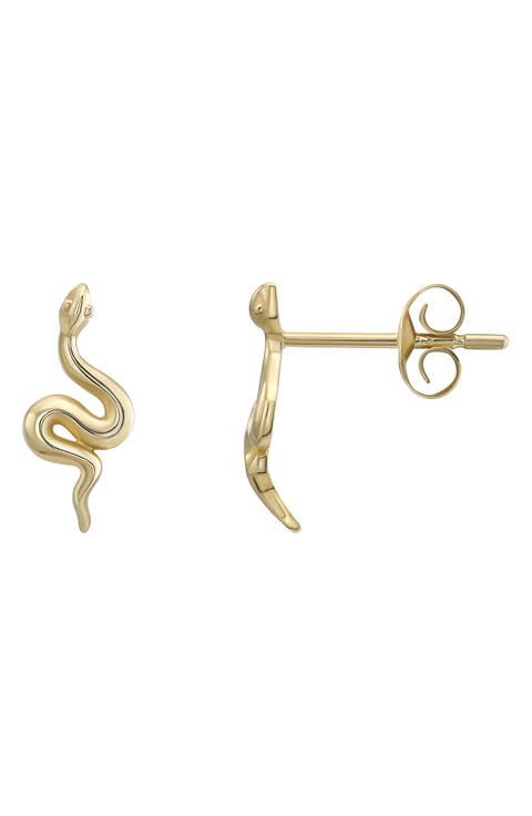 Snake Stud Earrings