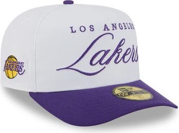 New Era Men's New Era White/Purple Los Angeles Lakers 2025