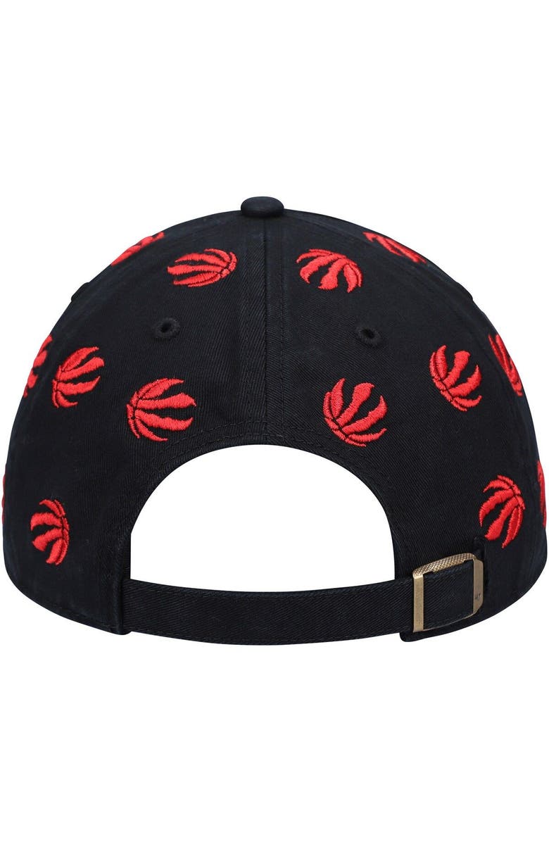 '47 Men's '47 Black Toronto Raptors Confetti Cleanup Adjustable Hat, Alternate, color, Black