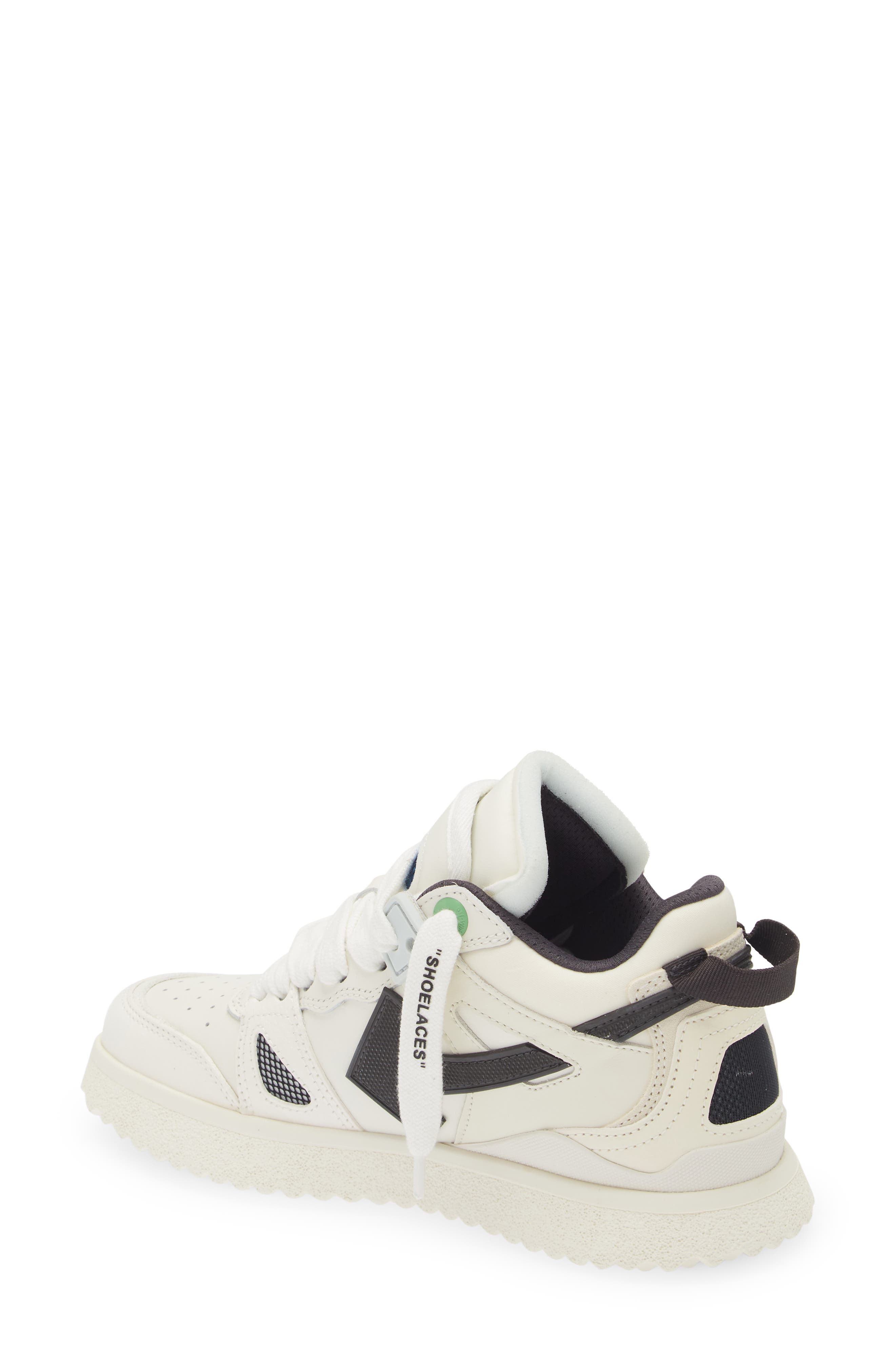 Off-White Mid Top Sponge Sneaker, Alternate, color, 