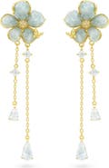LA MENO Peach Blossom Drop Earrings