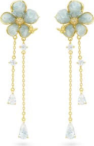 LA MENO Peach Blossom Drop Earrings