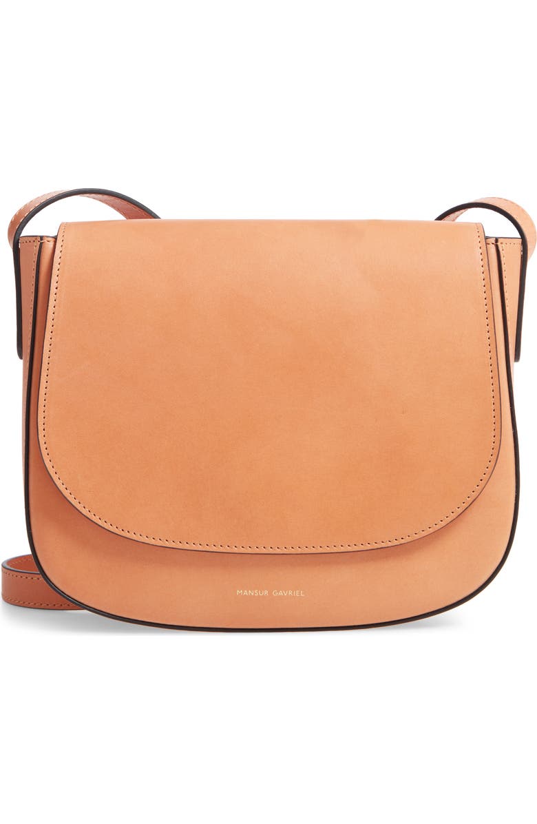 Mansur Gavriel Leather Crossbody Bag, Main, color,