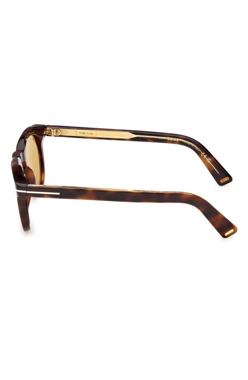 Tom Ford Tortoiseshell-effect Sunglasses In Brown