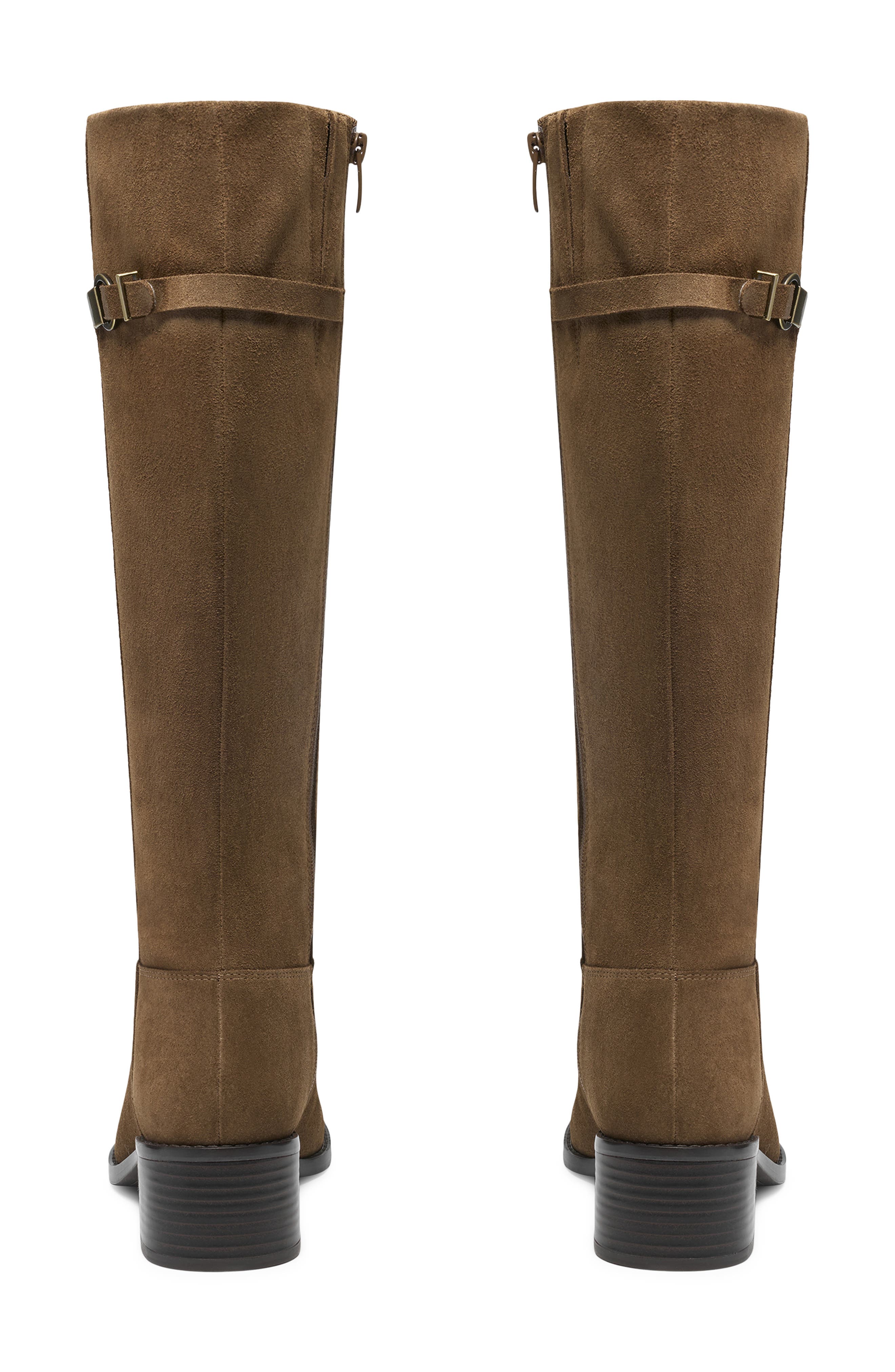 Wrenn Hi Knee High Boot, Alternate, color, WALNUT SUEDE