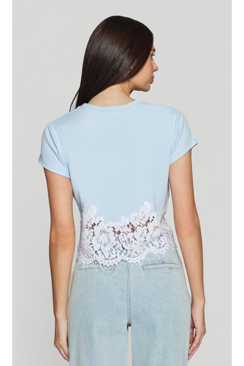 Paige Rib Lace Combo Top, Alternate, color, Blue