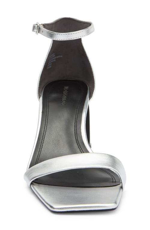 Nordstrom Naiomi Ankle Strap Sandal In Silver Metallic