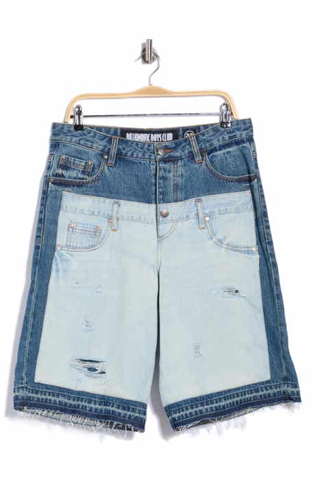 Apollo Layered Distressed Denim Shorts