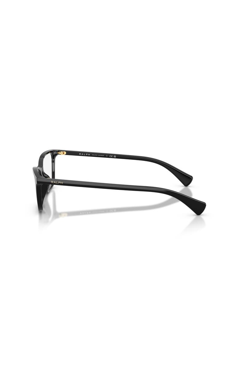 RALPH 55mm Rectangle optical glasses, Alternate, color, Black