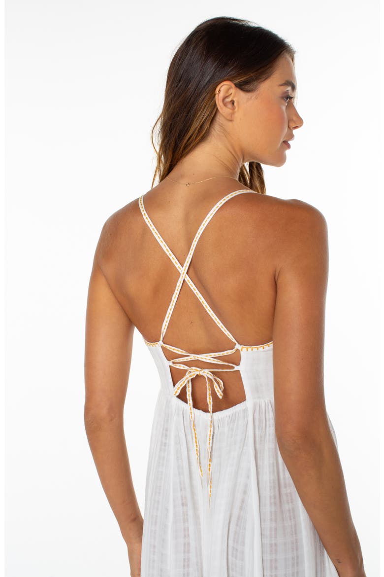 day sunburst sleeve maxi dress Roxy Sunburst Maxi Dress Cloud Dancer Solid / S