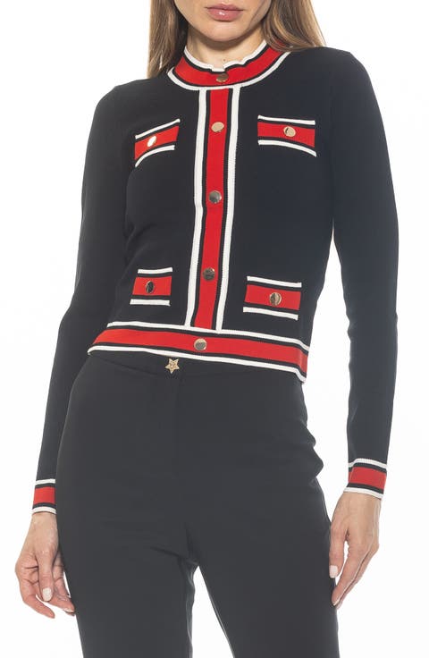 Kiley Stripe Crop Sweater