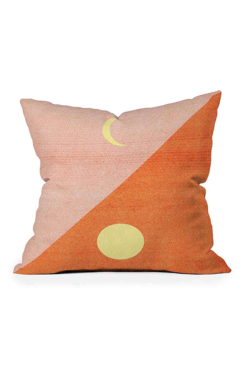 Nick Nelson Last Days Of Summer Throw Pillow, Main, color, ORANGE