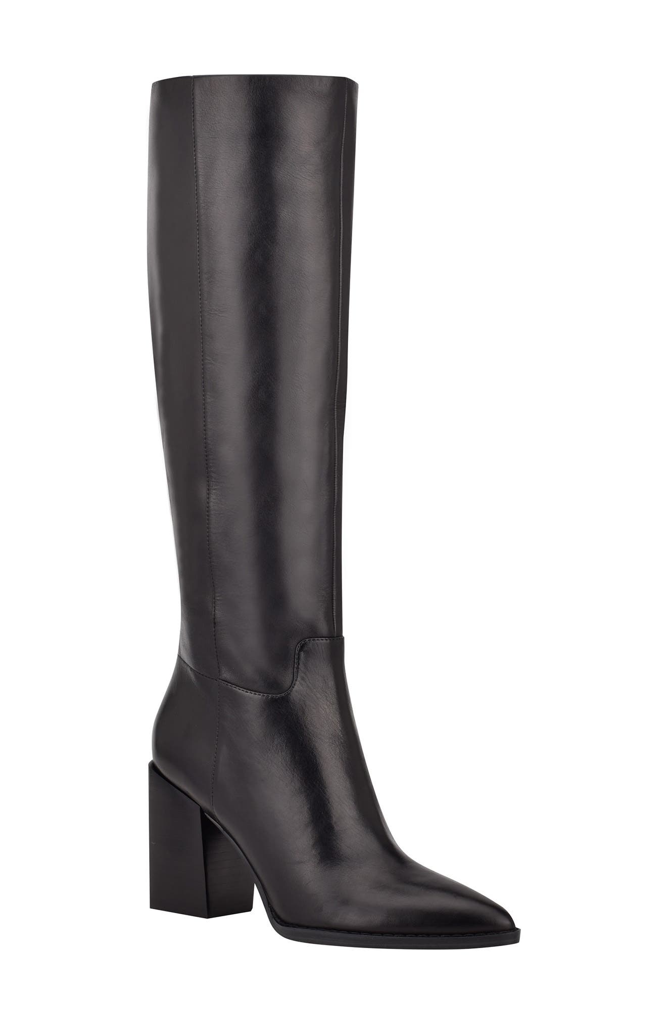 Nine West Brixe Knee High Leather Boot, Main, color, 