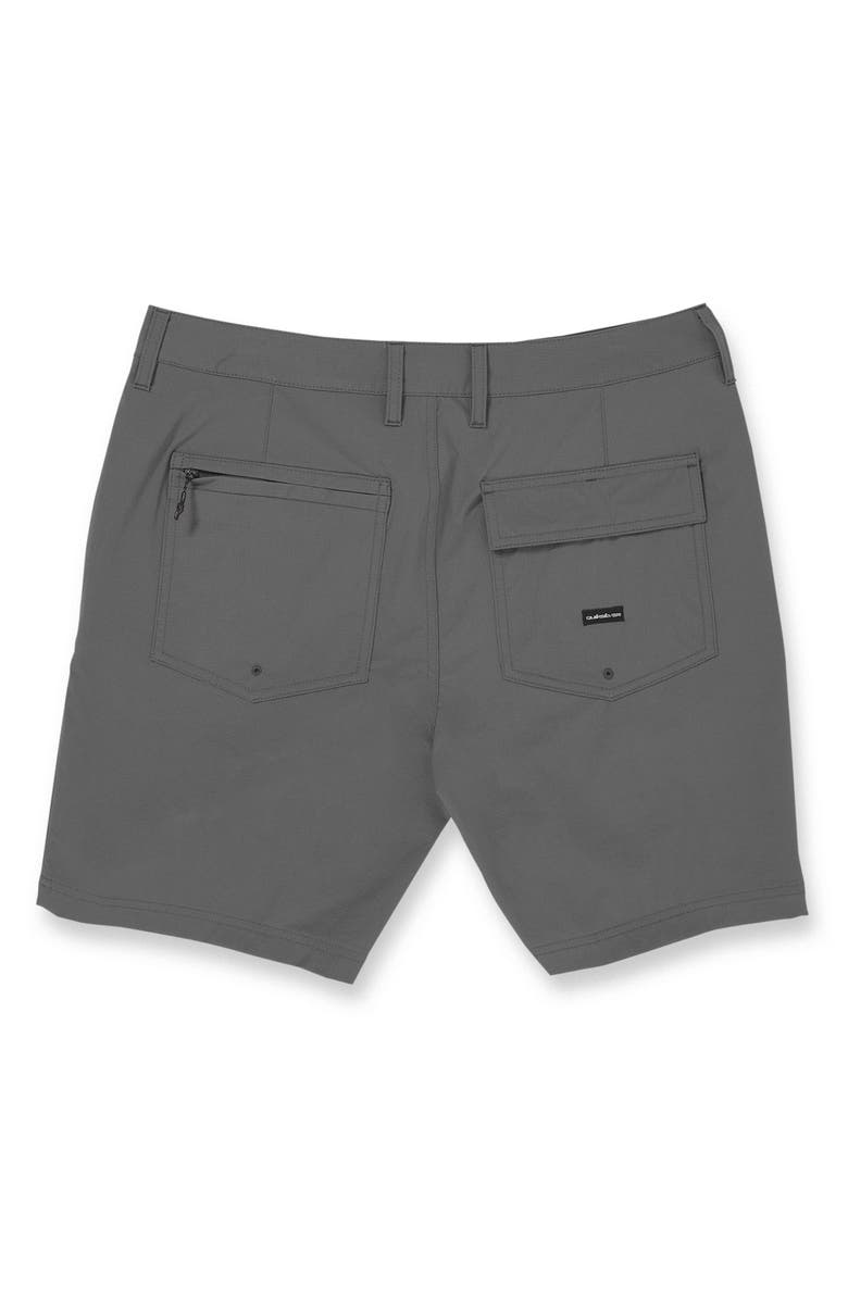 Quiksilver Transit 19 Hybrid Shorts, Alternate, color, Iron Gate