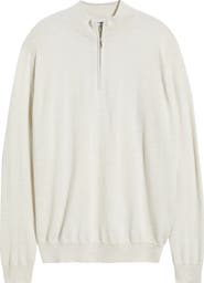 Peter Millar Autumn Crest Merino Wool Blend Quarter Zip Sweater