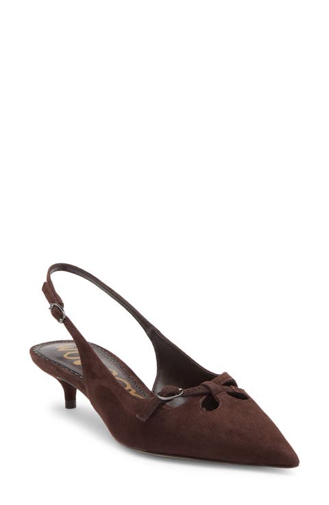 Fauna Kitten Heel Slingback Pump