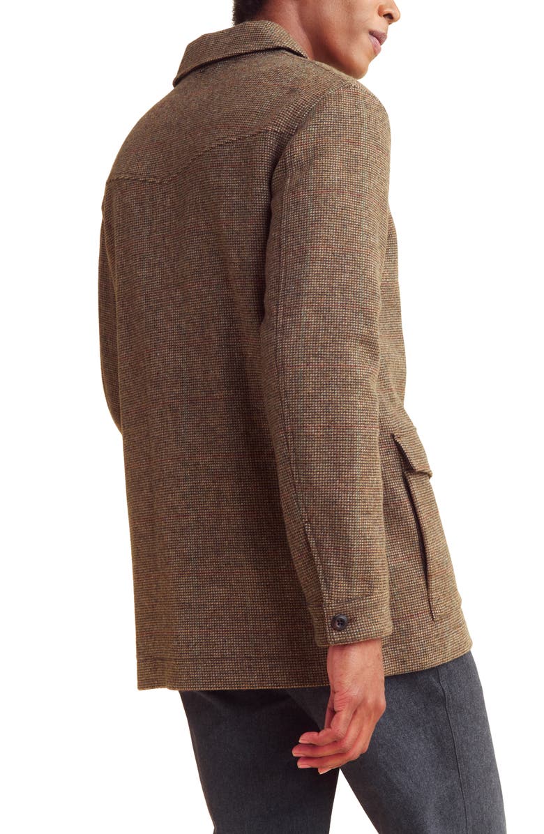 Billy Reid Bennet Wool & Nylon Overcoat, Alternate, color,