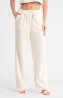 Habitual Fringe Cotton Blend Pull-On Pants