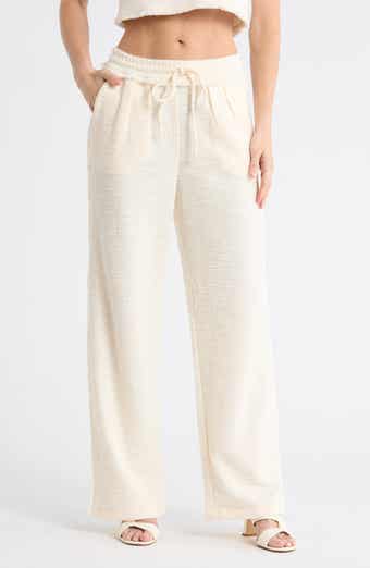 Habitual Fringe Cotton Blend Pull-On Pants