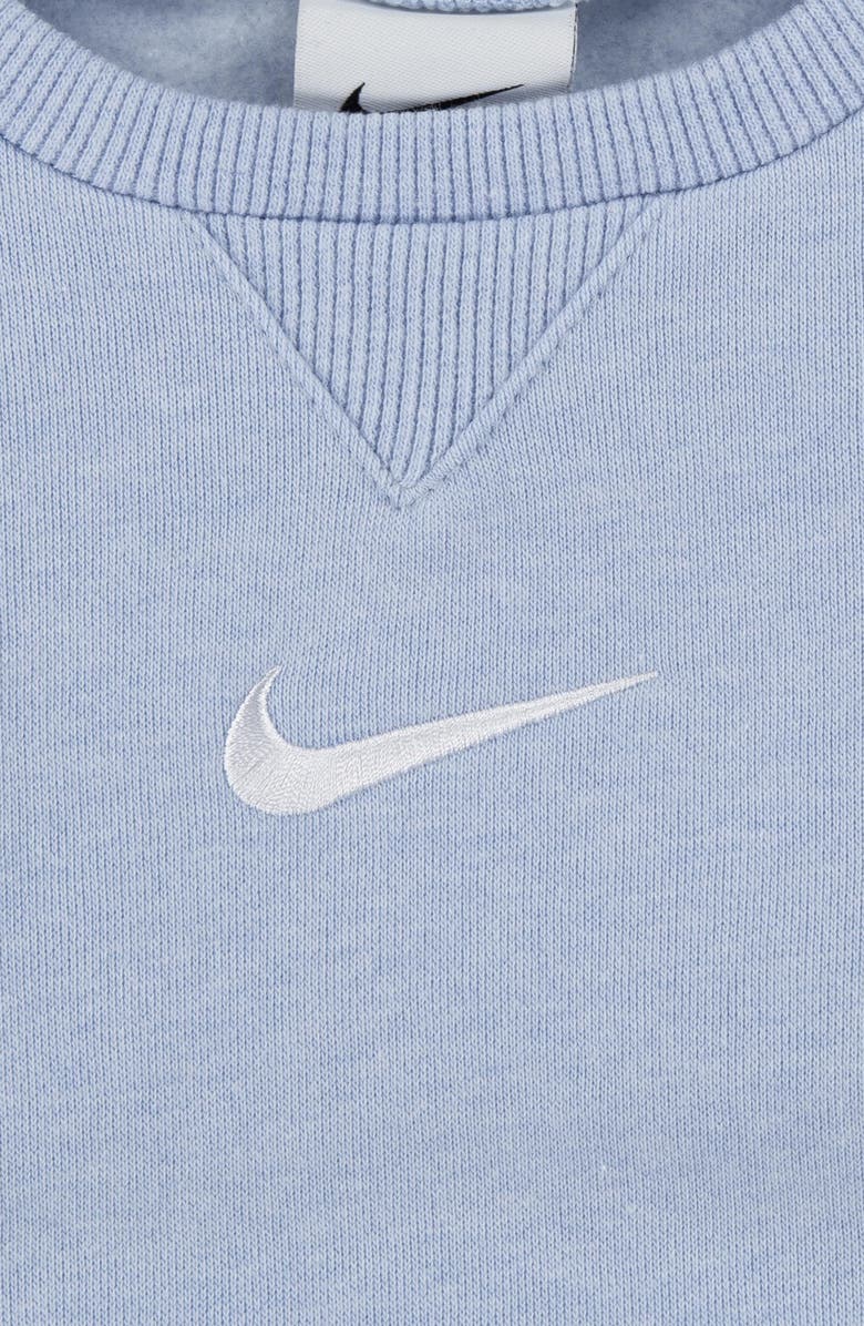 Nike Essential Fleece Crewneck Sweatshirt & Joggers Set, Alternate, color, Cobalt Bliss Heather