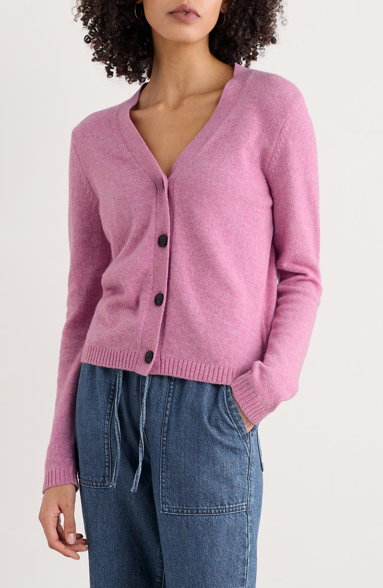 Seasalt Cornwall Kelyn Cardigan, Main, color, Knit Melange Orchid