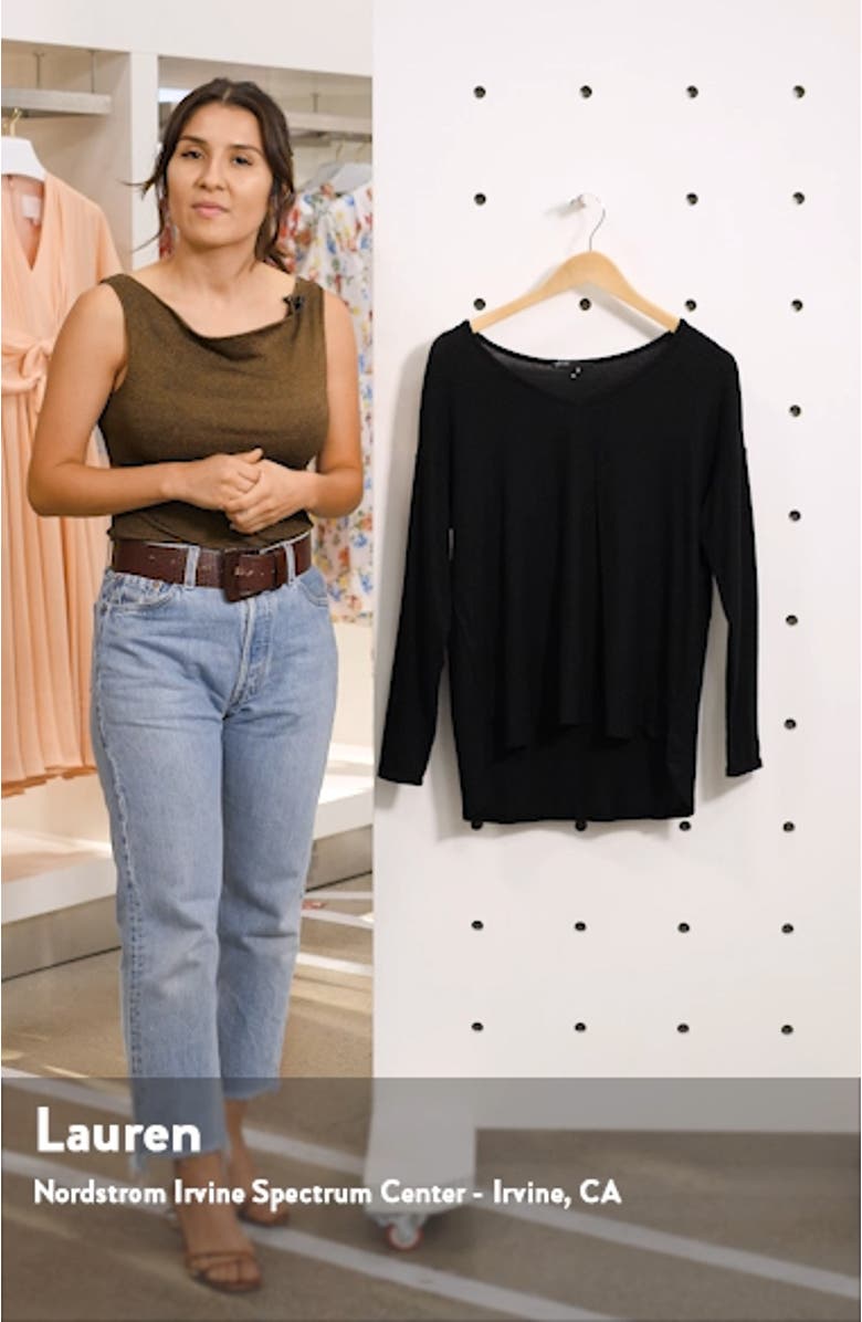 Gibson Cozy V-Neck Top, sales video thumbnail