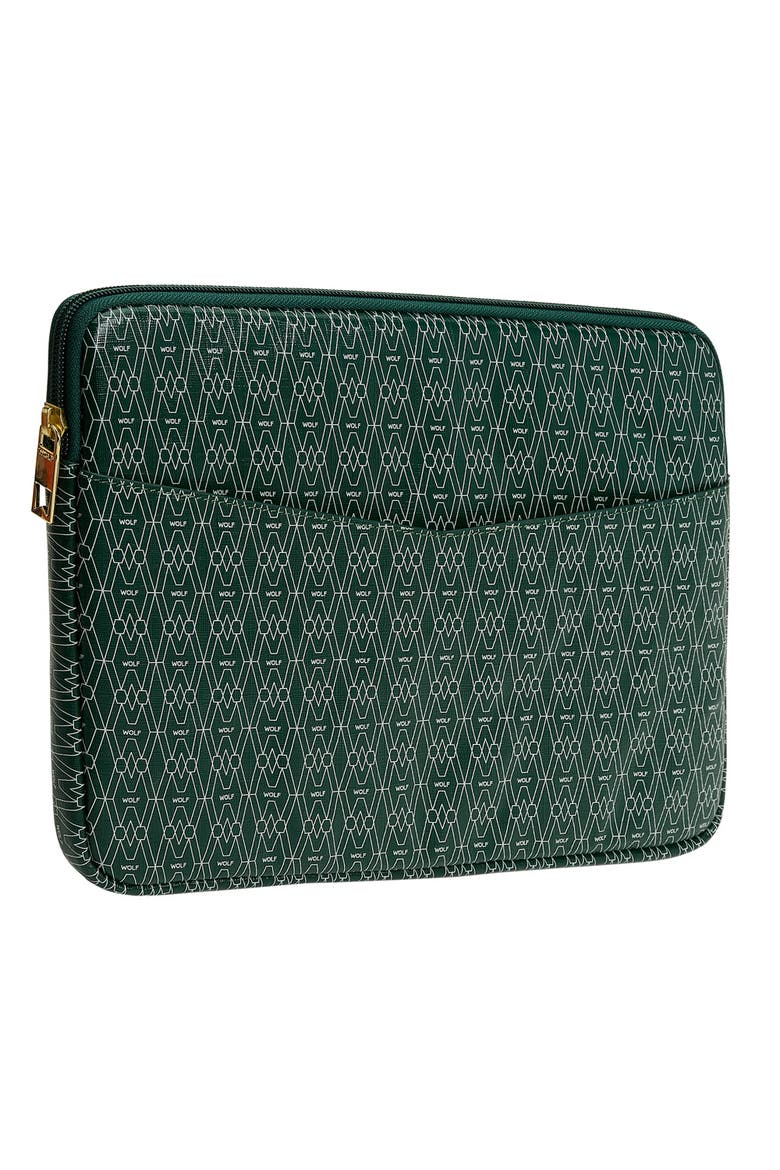 Signature Laptop Zip Case, Main, color, Green